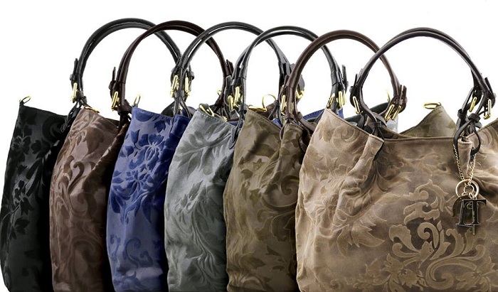 ヨーロッパ調スウェードプリントバッグ