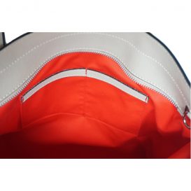 アミーカマコ　AmicaMako　イタリア製バッグ　トートバッグ　ベージュグレーバッグ　シルヴァーノ・ジュリアーニ