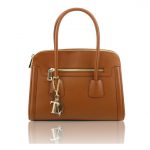 2016年6月4日【シボ加工カーフレザーの2Wayハンドバッグ:カラーCognac】ご購入の愛媛県のお客様より