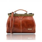 2019年11月26日【ベジタブルタンニンレザーのクラシック調バッグ MICHELANGELO:Honey】ご購入の大阪府のお客様より