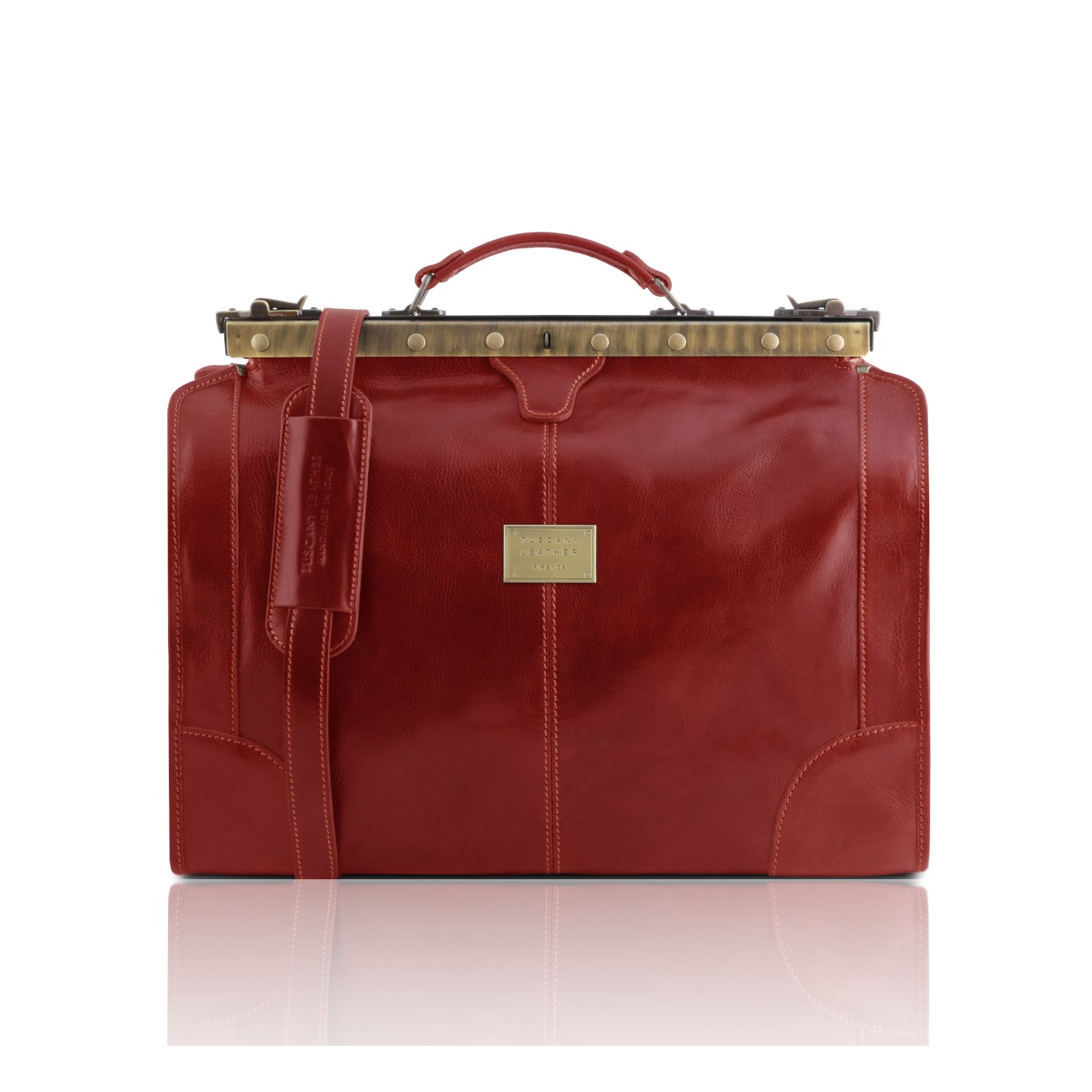 イタリア製クラシック調ボストンバッグ MADRID(Lサイズ)