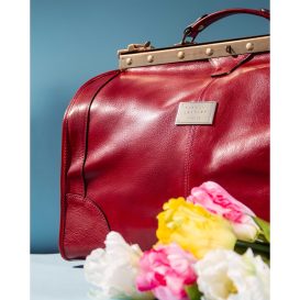 イタリア製ベジタブルタンニンレザーのクラシック調ボストンバッグ MADRID(Mサイズ)、イメージ イタリア製ベジタブルタンニンレザーのクラシック調ボストンバッグ MADRID(Mサイズ)、イメージ