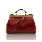 2016年9月10日【MICHELANGELO ベジタブルタンニンレザーのクラシック調バッグ:カラーRed】ご購入の大阪府のお客様より