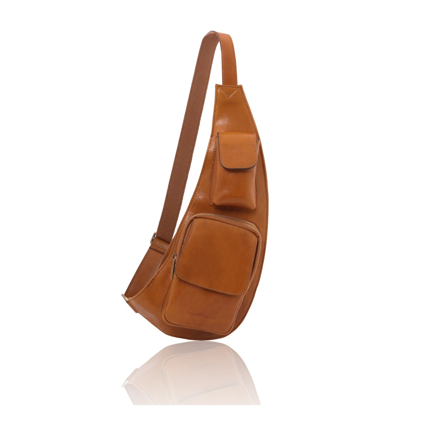 革好きに！ベジタブルタンニン鞣し　カーフのショルダーバッグ　ボディバッグ 革好きに！ベジタブルタンニン鞣し カーフのショルダーバッグ ボディ