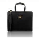 2018年12月13日【サフィアーノレザーのビジネスバッグ PALERMO :Dark Black】ご購入の東京都のお客様より