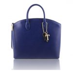 2017年2月15日【カーフレザー・サフィアーノ加工のトートバッグ Lサイズ:Blue】ご購入の東京都のお客様より