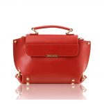 イタリア製RUGA カーフレザーの2WAYバッグTL Bag、レッド