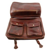 イタリア製ベジタブルタンニンレザーのビジネスバッグ ANCONA、詳細1