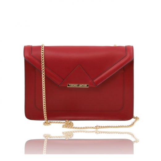 IRIDE ルーガ・カーフレザーのチェーン・ポシェット1417