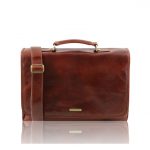 2017年6月4日【MANTOVA ベジタブルタンニンレザーの取り外しポケットTL SMARTつきバッグ:Brown】ご購入の東京都のお客様より