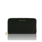 2018年2月13日【本革カーフ・ルーガレザーのパスポートケース&長財布:Black 】ご購入の福岡県のお客様より