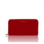 2018年1月4日【本革カーフ・ルーガレザーのパスポートケース&長財布: Red】ご購入の兵庫県のお客様より