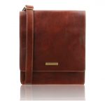 2016年10月13日【ベジタブルタンニンレザーの1室タイプメッセンジャーバッグTL MESSENGER:カラーBrown】ご購入の兵庫県のお客様より