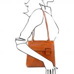 MARTINA イタリア製ベジタブルタンニンレザーのリュック&ショルダー2WAYバッグ、ハニー