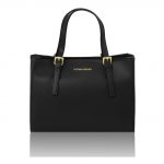 2017年11月13日【AURA ルーガ・カーフレザーの2WAYハンドバッグ: Black】ご購入の愛知県のお客様より