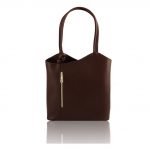 2017年11月17日【PATTY サフィアーノレザー・リュック&ショルダー2way バッグ:Dark Brown】ご購入の福岡県のお客様より①