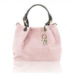 2017年8月9日【イントレチャート編み込み風スウェードのトートバッグ(小サイズ):Lilac】ご購入の東京都のお客様より②