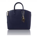 2018年5月15日【 カーフレザー・サフィアーノ加工のトートバッグ Mサイズ TL KeyLuck: Dark Blue】ご購入の愛知県のお客様より