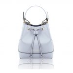 2018年8月1日【 サフィアーノ・カーフレザーの巾着バッグ MINERVA: Light Blue】ご購入の愛媛県のお客様より②