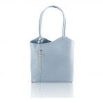 2018年4月17日【PATTY サフィアーノレザー・リュック&ショルダー2way バッグ:Light Blue】ご購入の大阪府のお客様より