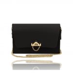 2018年4月18日【ルーガカーフレザーのチェーン2WAYポシェット・クラッチ TL BAG :Black】ご購入の京都府のお客様より