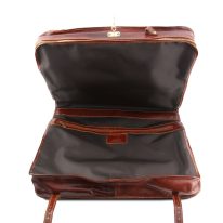 イタリア製ベジタブルタンニンレザーの旅行/衣装バッグ TAHITI、詳細3