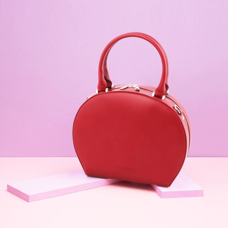 イタリア製スムースレザー2WAYハンドバッグ NINFA、イメージ