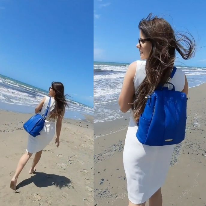 イタリア製防犯リュック&ショルダーバッグ/シボ型押しレザー TL BAG、使用イメージ