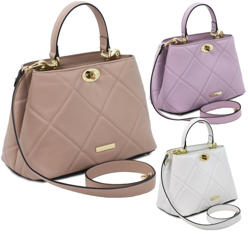 イタリア製新作キルティング2wayハンドバッグ