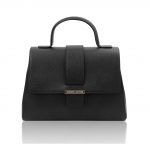 2024年1月5日【シボ型押しレザーのワンハンドル2WAYハンドバッグ TL BAG-3:Black】ご購入の東京都のお客様より