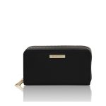 2023年10月27日【ダブルファスナーのシボ型押しレザーラウンド長財布 MIRA:Black】ご購入の愛知県お客様より