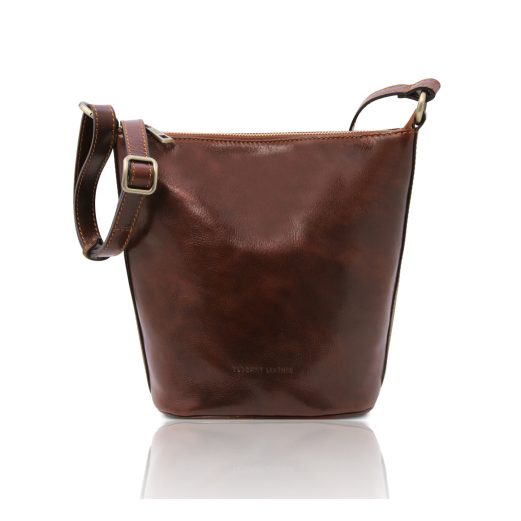 ベジタブルタンニンレザーの2WAYショルダーバッグ ILENIA 