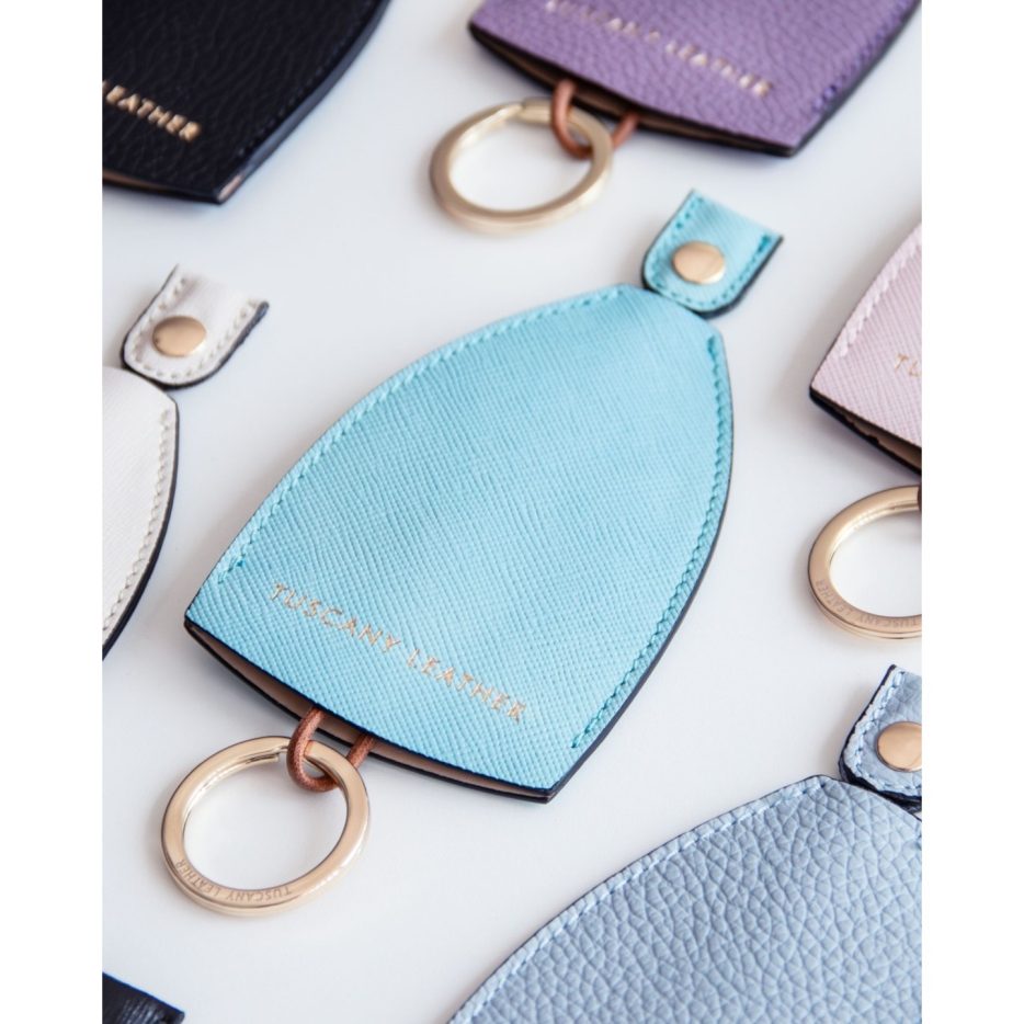 イタリア製サフィアーノレザーのキーホルダー TL BAG、イメージ