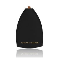 イタリア製サフィアーノレザーのキーホルダー TL BAG、ブラック