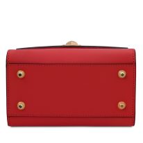 スムースボックスレザー2WAYミニハンドバッグ TL BAG - AmicaMako