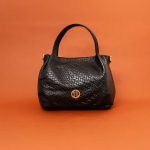 2024年12月06日【NORA イントレチャート風型押し2WAYハンドバッグ:Black】ご購入の三重県お客様より