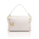 2025年7月21日【PRALINE シボ型押しレザー2WAYハンドバッグ:White】ご購入の大阪府のお客様より