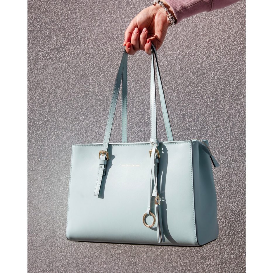 イタリア製スムースボックスレザータッセルつきトートバッグTL BAG、2025SS新色イメージ