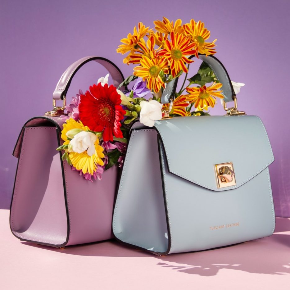 イタリア製スムースボックスレザー2WAYミニハンドバッグ TL BAG、春の新色イメージ