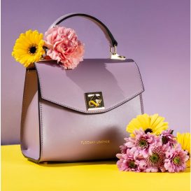 イタリア製スムースボックスレザー2WAYミニハンドバッグ TL BAG、春の新色イメージ
