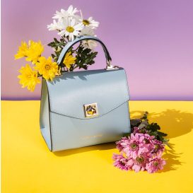 イタリア製スムースボックスレザー2WAYミニハンドバッグ TL BAG、春の新色イメージ