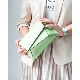 イタリア製スムースレザーショルダーバッグ TL BAG、イメージ
