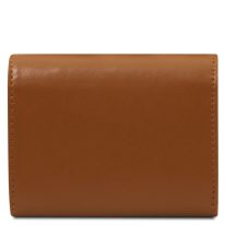 イタリア製DIANA レザーミニ財布、コニャック