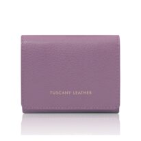 イタリア製 ISIDE レザーミニ財布、ライラック
