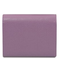 イタリア製 ISIDE レザーミニ財布、ライラック
