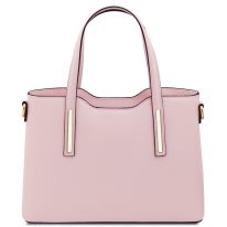 イタリア製スムースレザー2WAYトートバッグSサイズ OLIMPIA、ピンク
