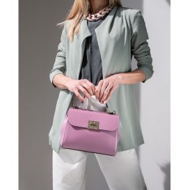 イタリア製スムースボックスレザー2WAYダブルフェイスのハンドバッグ ARMONIA、イメージ イタリア製スムースボックスレザー2WAYダブルフェイスのハンドバッグ ARMONIA、イメージ