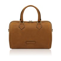 イタリア製ベジタブルタンニンレザー2WAYボストンバッグ BARRIQUE、ナチュラル